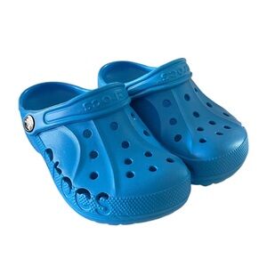 Croc Kid's Sky Blue Kaya Slip On Clogs Sandals Size J1 US7